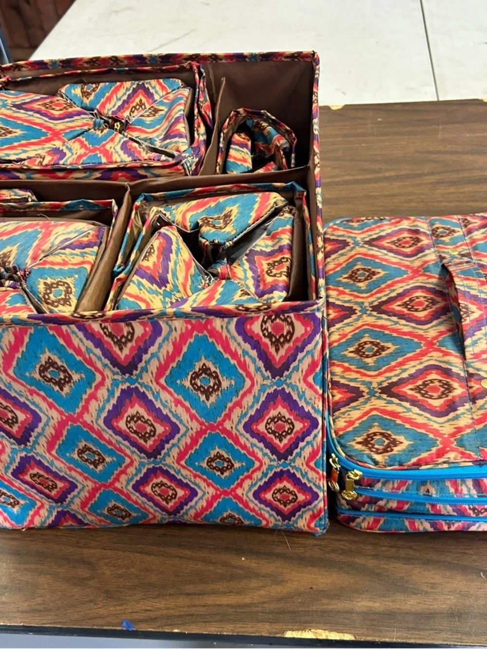 TRAVEL COSMETIC ORGANIZER SET